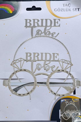 MİKA TAÇ GÖZLÜK BRİDE TOBE GÜMÜŞ