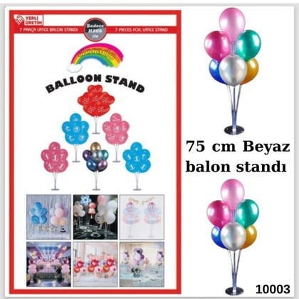 7Lİ BALON STANDI 75 CM KOD10001