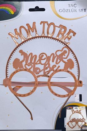 MİKA TAÇ GÖZLÜK MOM TOBE ROSE GOLD