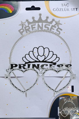 MİKA TAÇ GÖZLÜK PRENSES GÜMÜŞ