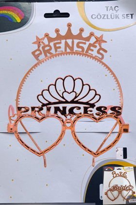 MİKA TAÇ GÖZLÜK PRENSES ROSE GOLD