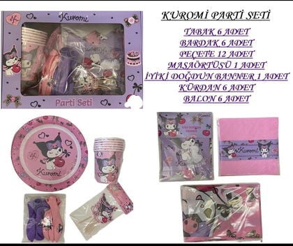 KROMİ PARTİ SETİ 38 PARÇA