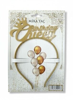 MİKA TAÇ BİRTHDAY QUEEN MAT GOLD