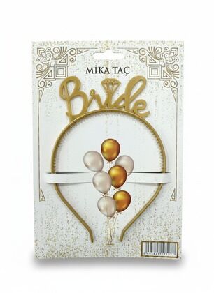 MİKA TAÇ BRİDE MAT GOLD