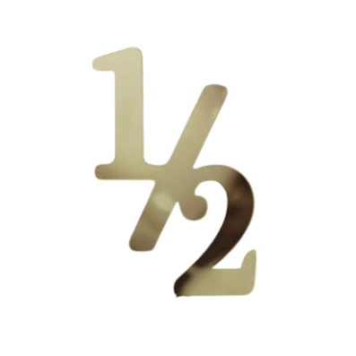 PASTA ÖNÜ PLEKSİ 1/2 GOLD