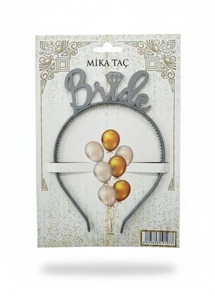 MİKA TAÇ BRİDE MAT GÜMÜŞ