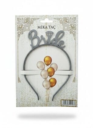 MİKA TAÇ BRİDE MAT GÜMÜŞ