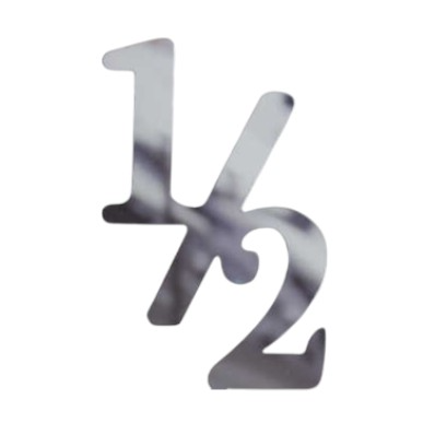 PASTA ÖNÜ PLEKSİ 1/2 GÜMÜŞ