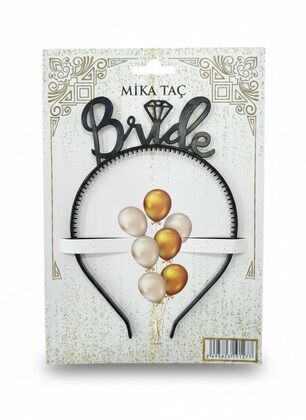 MİKA TAÇ BRİDE SİYAH