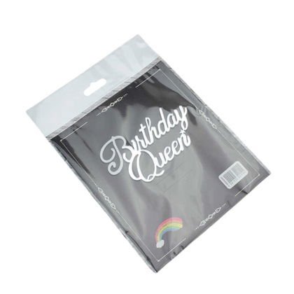 PASTA ÖNÜ PLEKSİ BİRTHDAY QUEEN GÜMÜŞ