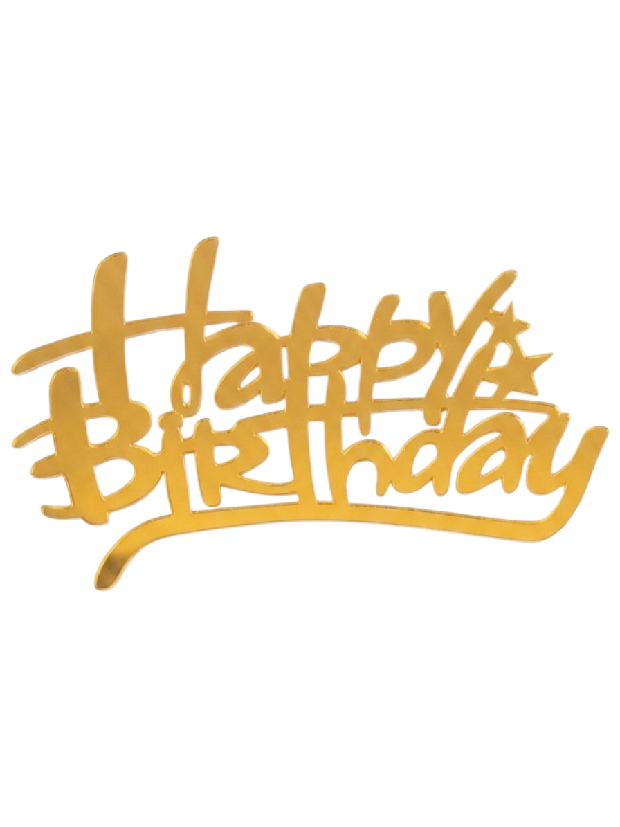 PASTA ÖNÜ PLEKSİ ÇİZGİLİ HAPPY GOLD