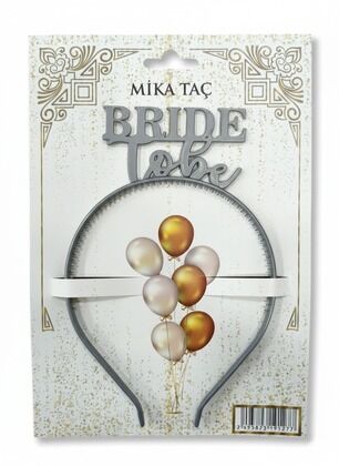 MİKA TAÇ BRİDE TOBE MAT GÜMÜŞ