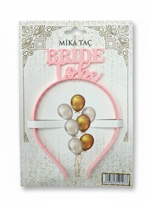 MİKA TAÇ BRİDE TOBE PEMBE