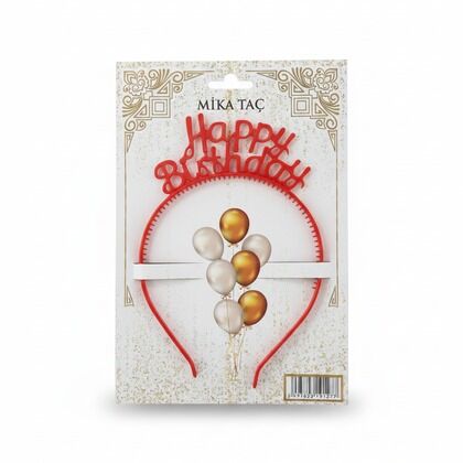 MİKA TAÇ HAPPY KIRMIZI