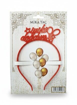 MİKA TAÇ İYİKİ DOĞDUN KIRMIZI