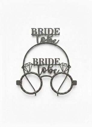 RENKLİ MİKA TAÇ GÖZLÜK BRİDE TOBE MAT GÜMÜŞ