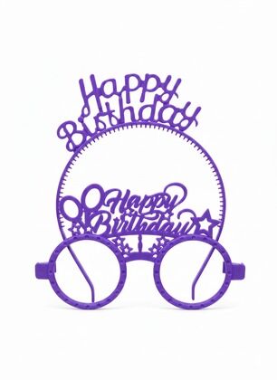 RENKLİ MİKA TAÇ GÖZLÜK HAPPY BİRTHDAY LİLA