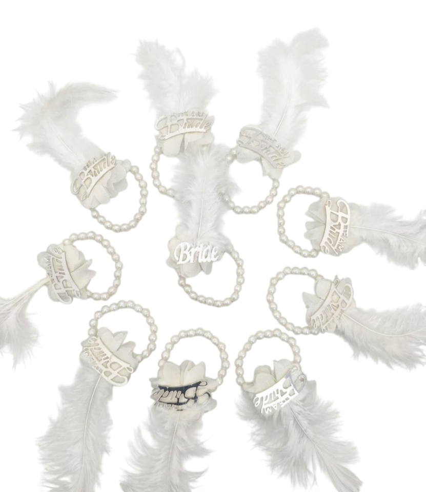 10LU İNCİLİK BİLEKLİK BEYAZ GÜMÜŞ