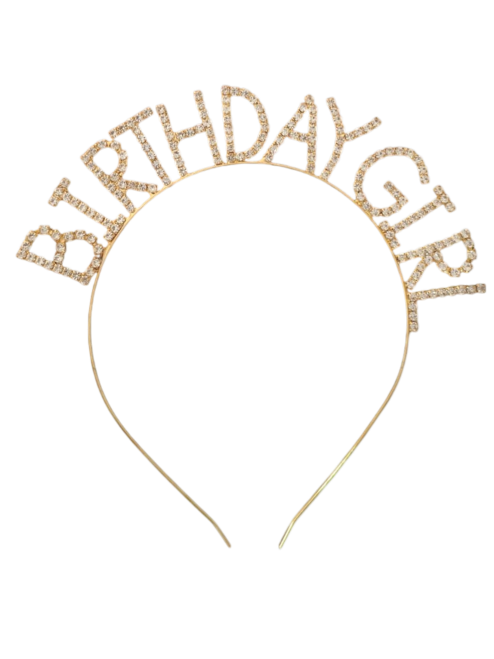 TAŞLI TAÇ BiRTHDAY GiRL GOLD