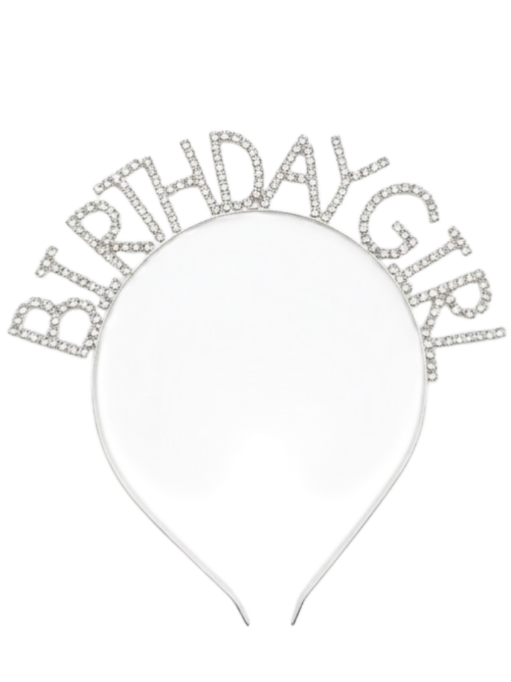 TAŞLI TAÇ BİRTHDAY GiRL GÜMÜŞ