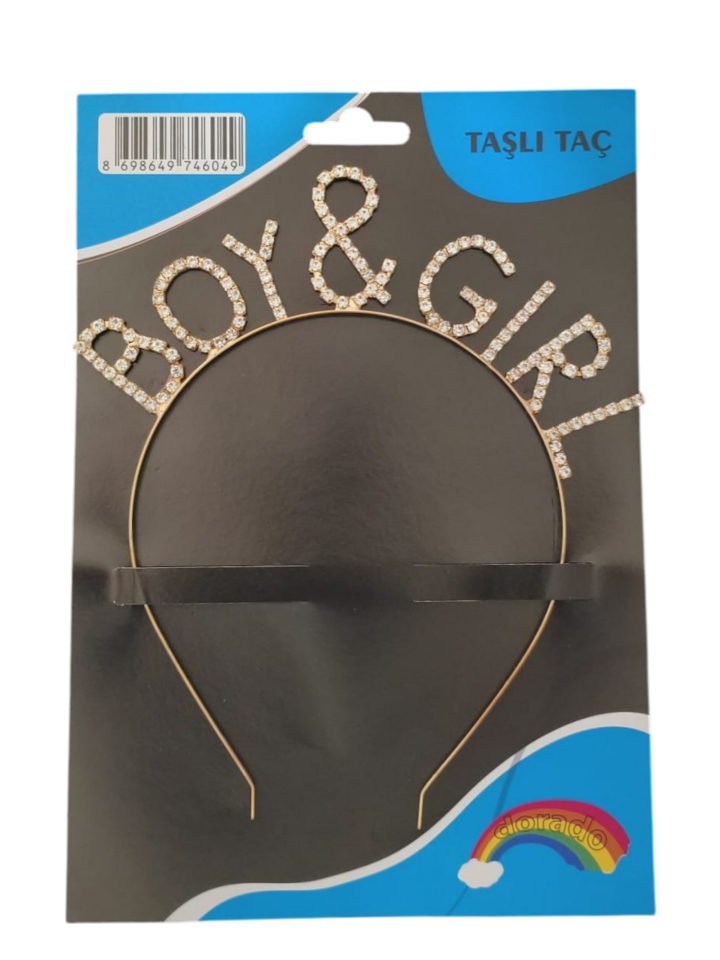 TAŞLI TAÇ BOY & GİRL GOLD