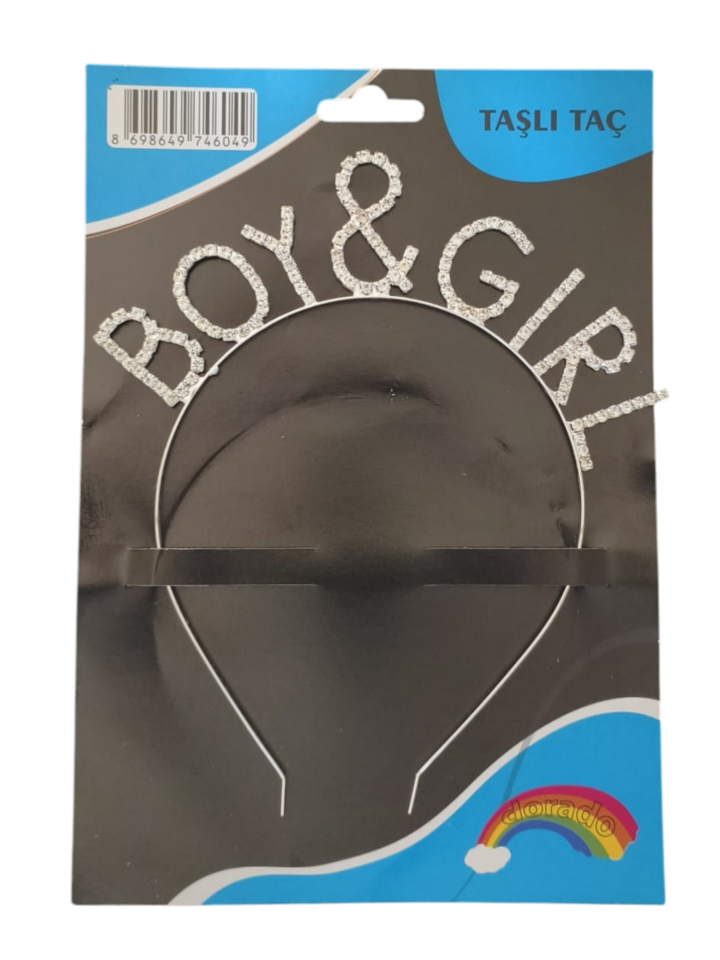 TAŞLI TAÇ BOY & GİRL GÜMÜŞ
