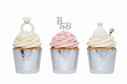 12Lİ CUPCAKE BRİDE GÜMÜŞ
