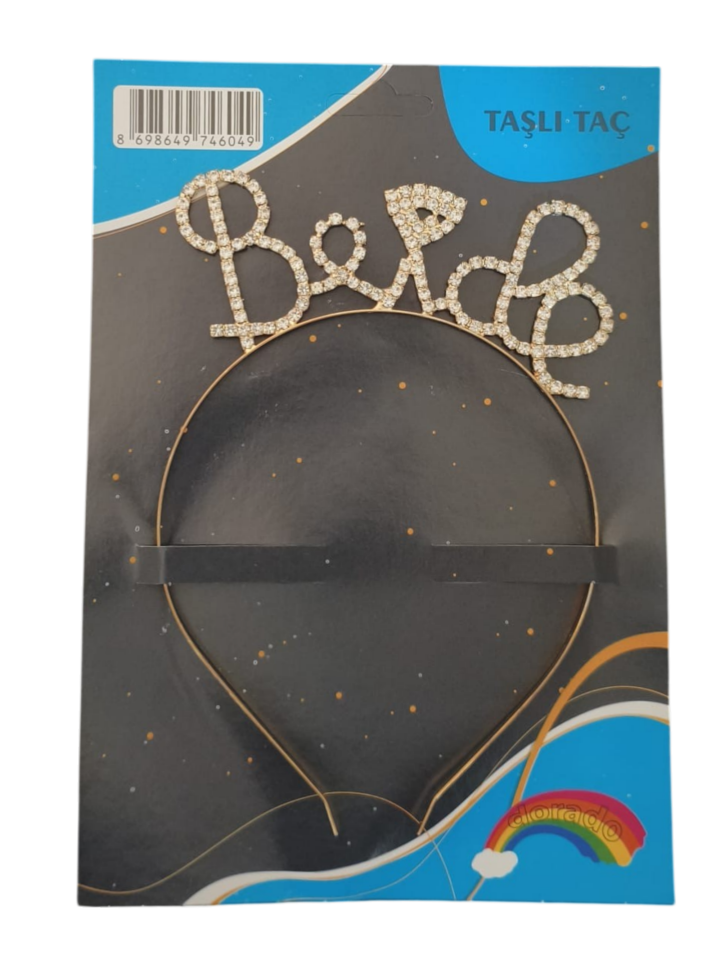 TAŞLI TAÇ BRİDE GOLD