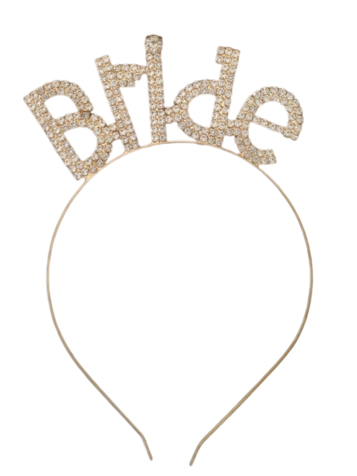 TAŞLI TAÇ BRİDE KALIN GOLD