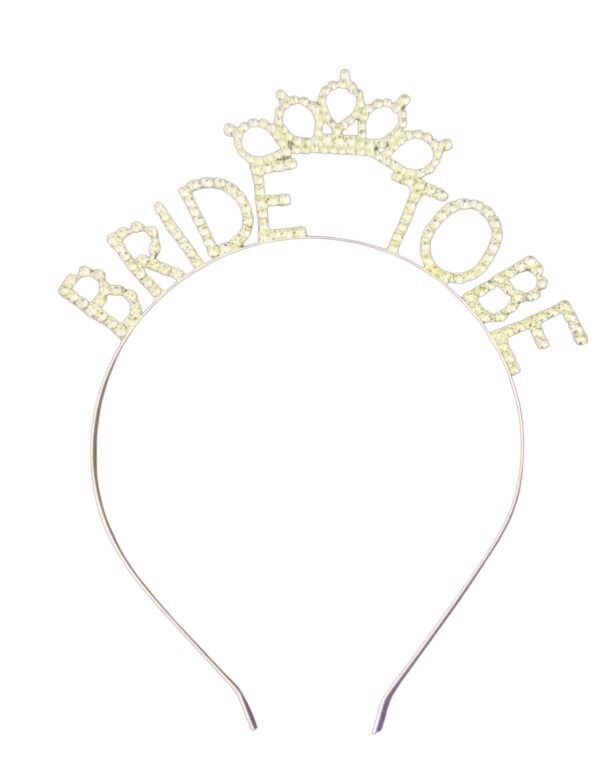 TAŞLI TAÇ BRİDE TOBE KRALİCE TAŞLI GOLD