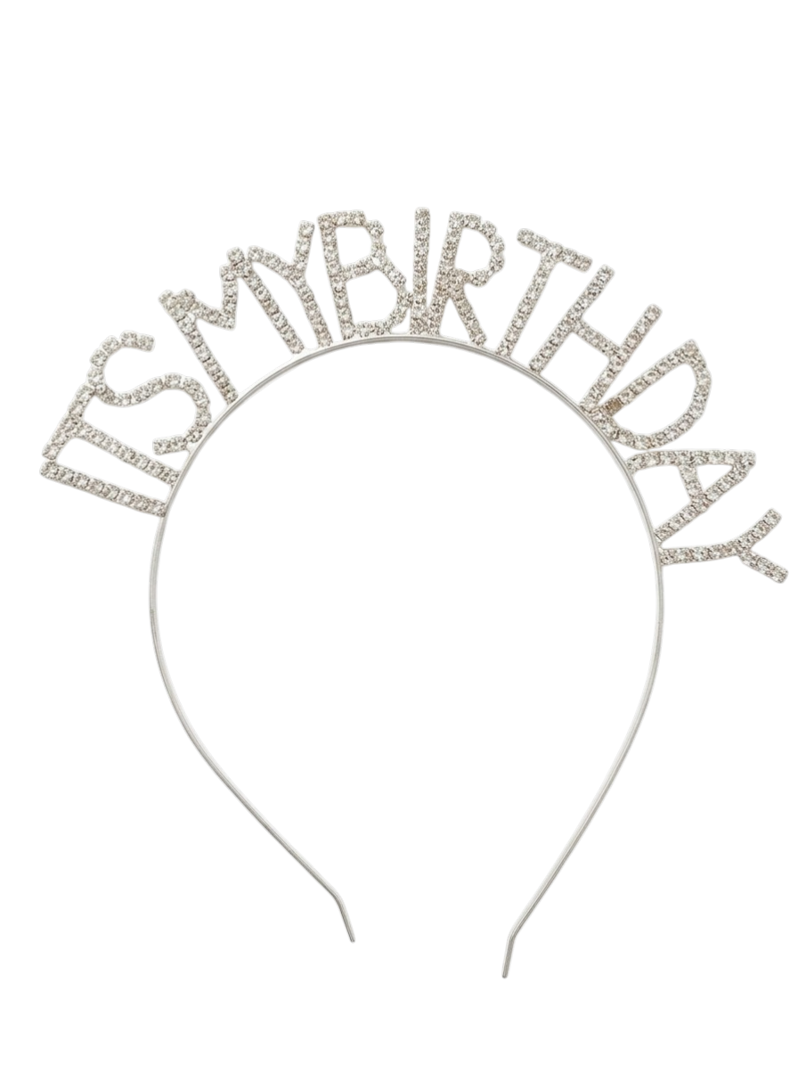 TAŞLI TAÇ İTS MY BİRTHDAY GÜMÜŞ