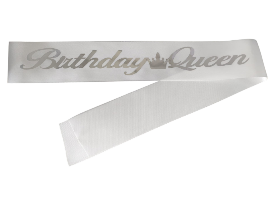 KUMAŞ BİRTHDAY QUEEN BEYAZ GÜMÜŞ