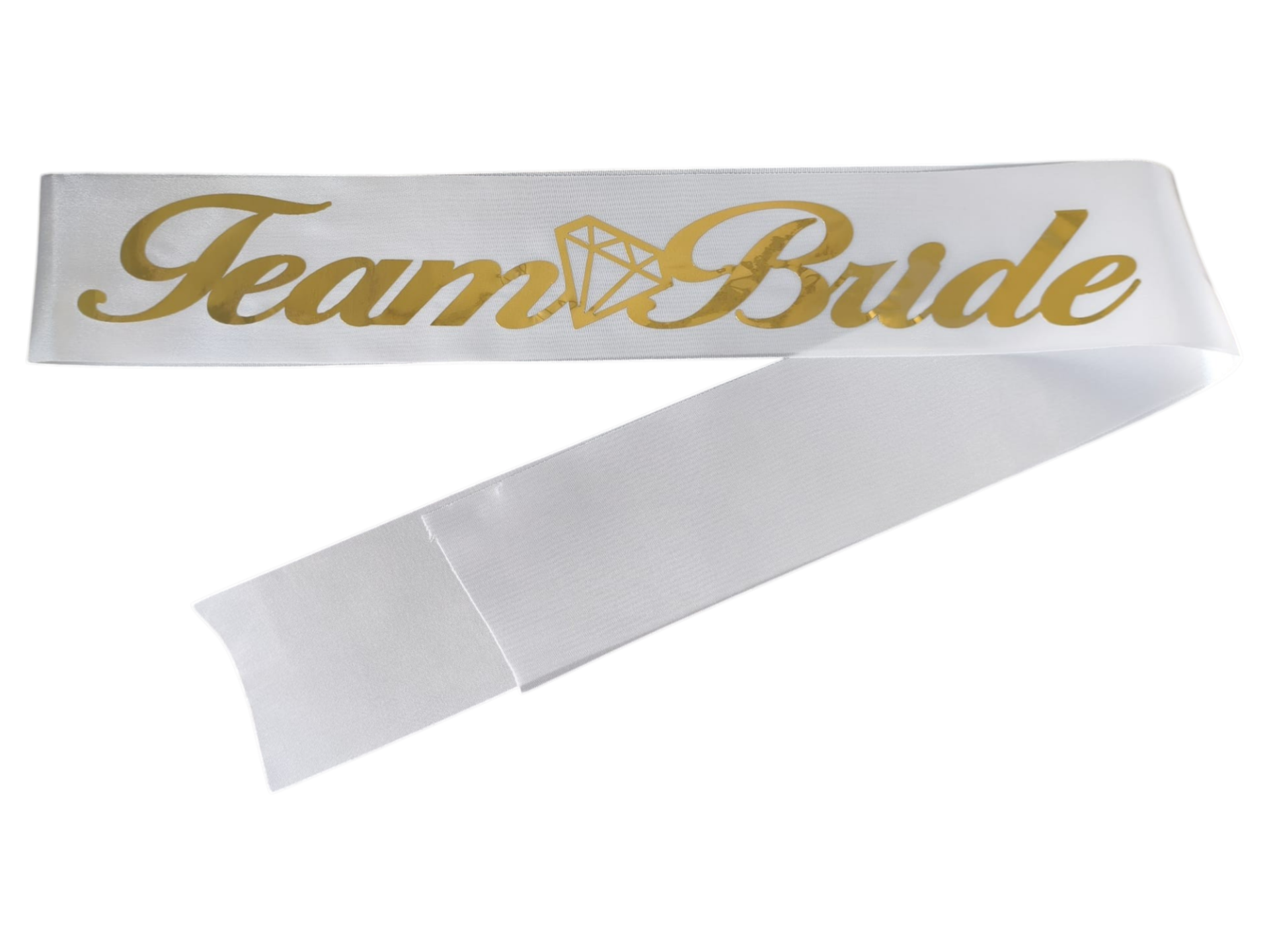 TEAM BRİDE KUMAŞ KUŞAK BEYAZ GOLD