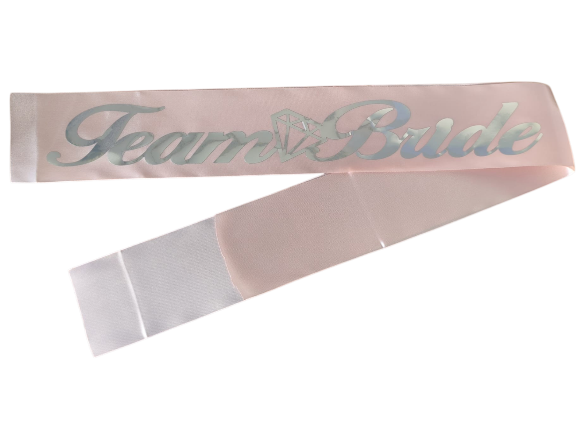 TEAM BRİDE KUMAŞ KUŞAK PEMBE GÜMÜŞ