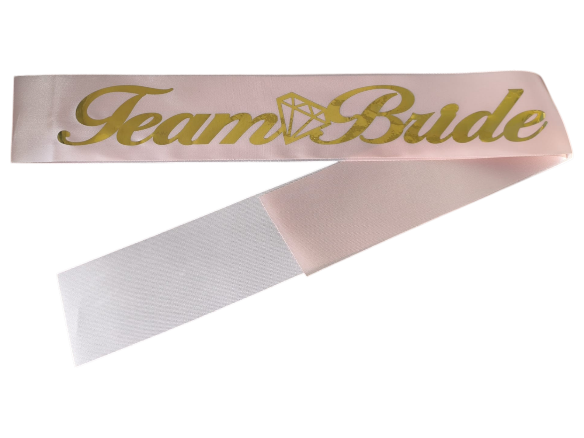 TEAM BRİDE KUMAŞ KUŞAK PEMBEYE GOLD