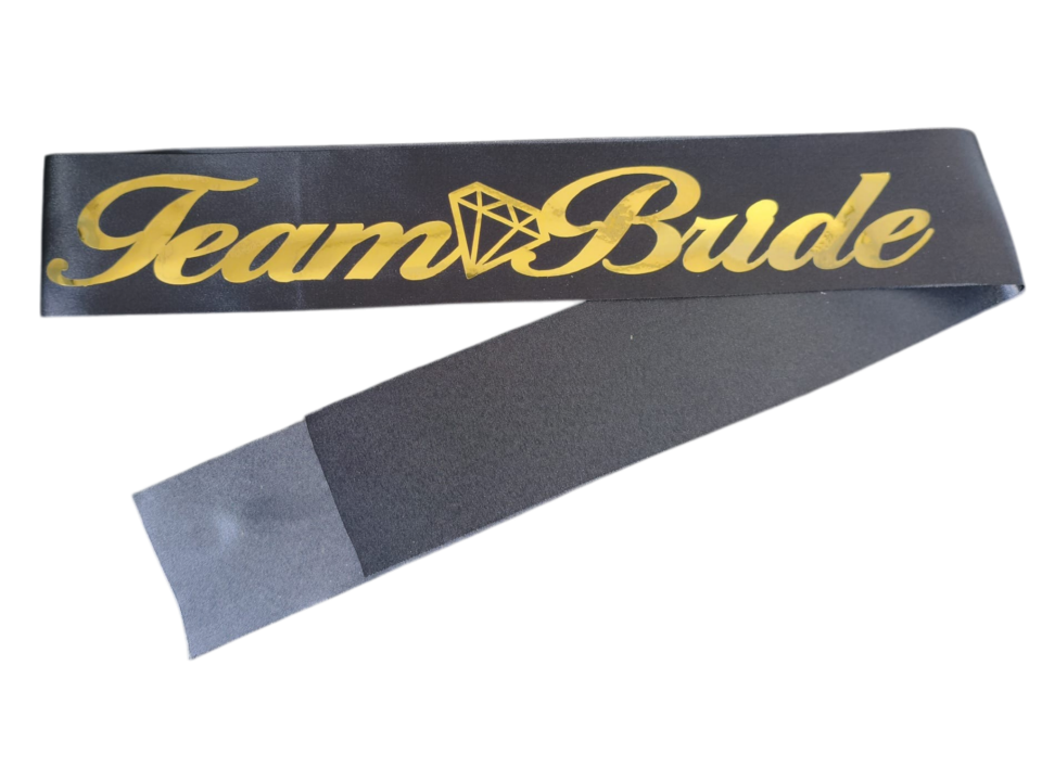 TEAM BRİDE KUMAŞ KUŞAK SİYAH GOLD