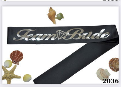 TEAM BRİDE KUMAŞ KUŞAK SİYAH GÜMÜŞ