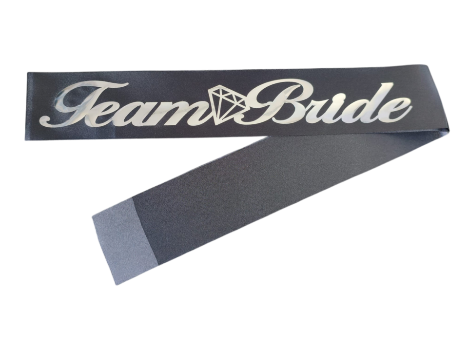 TEAM BRİDE KUMAŞ KUŞAK SİYAH GÜMÜŞ