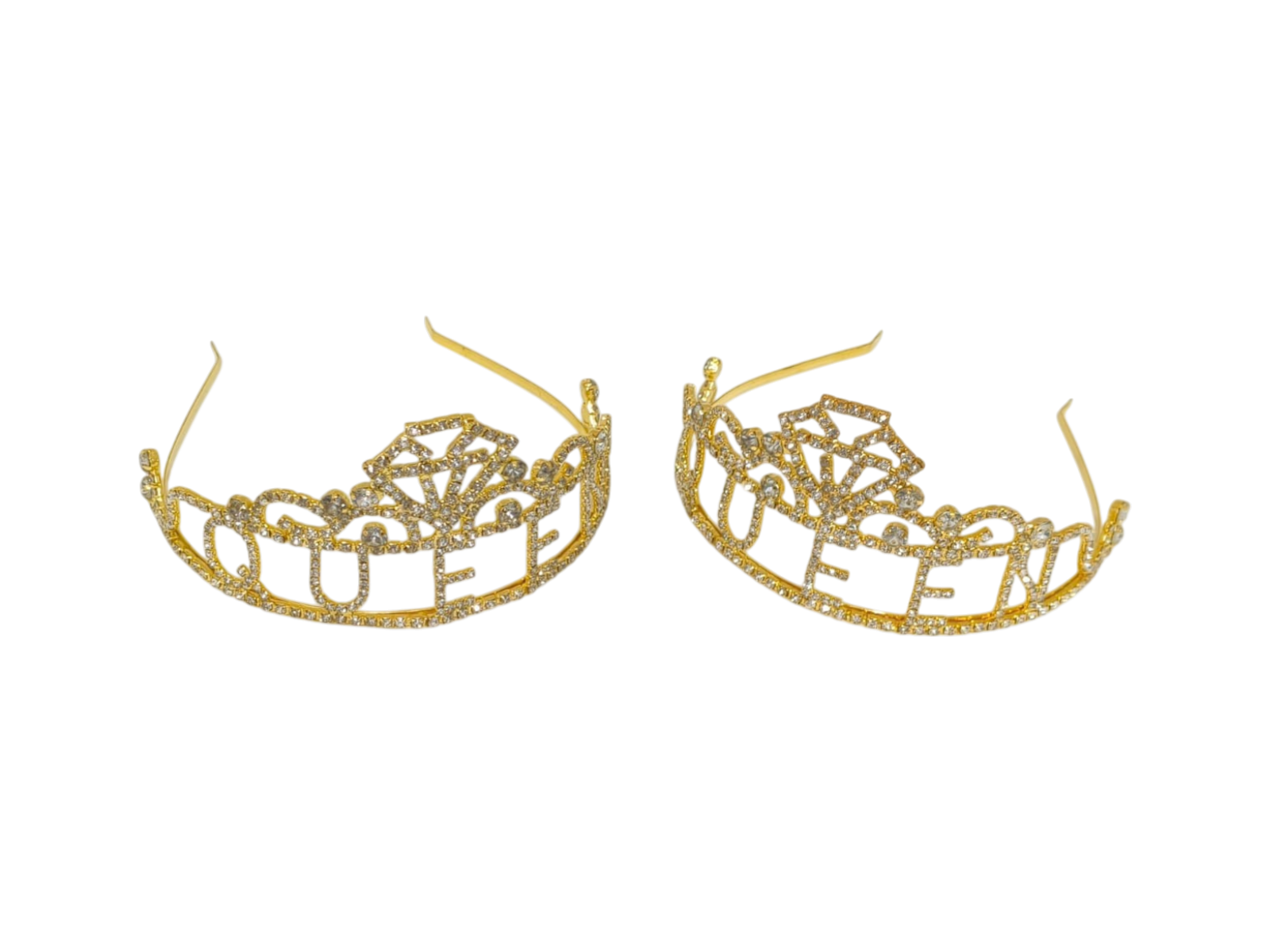 YUVARLAK TAŞLI  TAÇ QUEEN GOLD