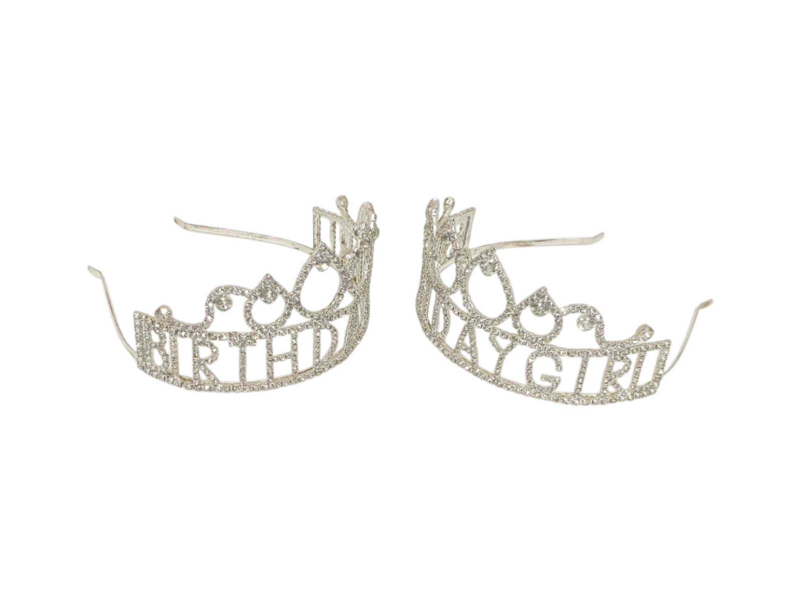 YUVARLAK TAŞLI TAÇ BIRTHDAY GIRL GÜMÜŞ