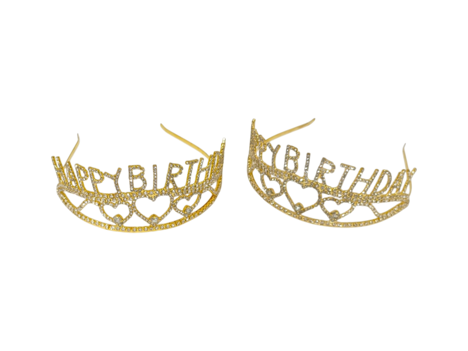 YUVARLAK TAŞLI TAÇ HAPPY GOLD