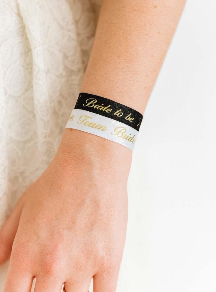 5Lİ BİLEKLİK KUMAŞ BEYAZ GOLD