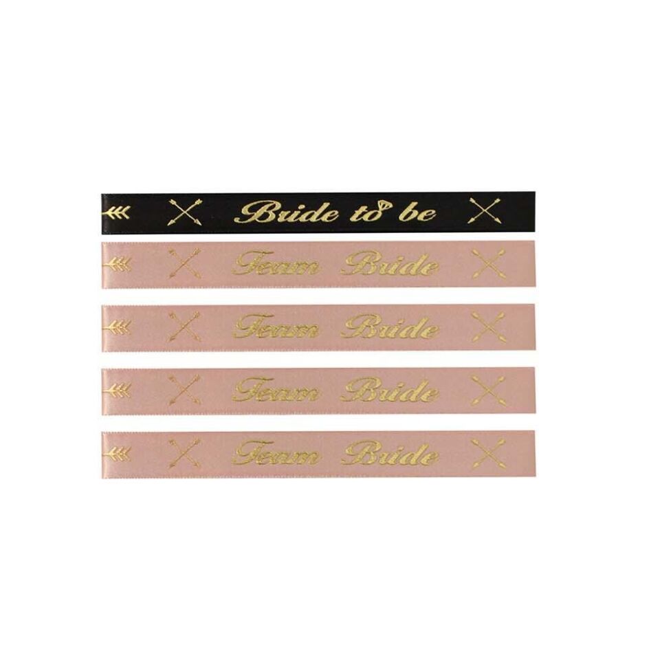 5Lİ BİLEKLİK KUMAŞ PEMBE GOLD