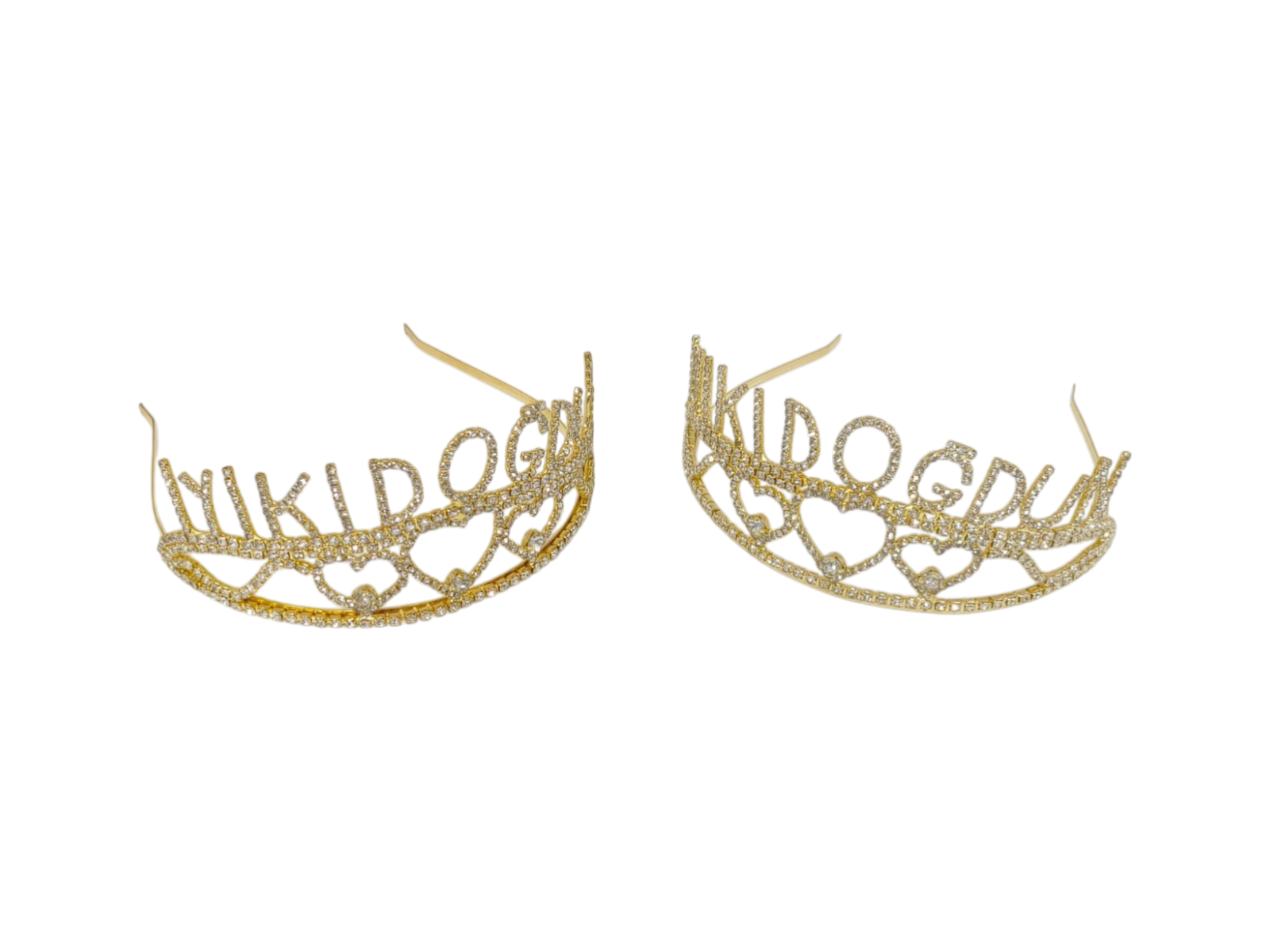 YUVARLAK TAŞLI TAÇ İYİKİ DOĞDUN GOLD