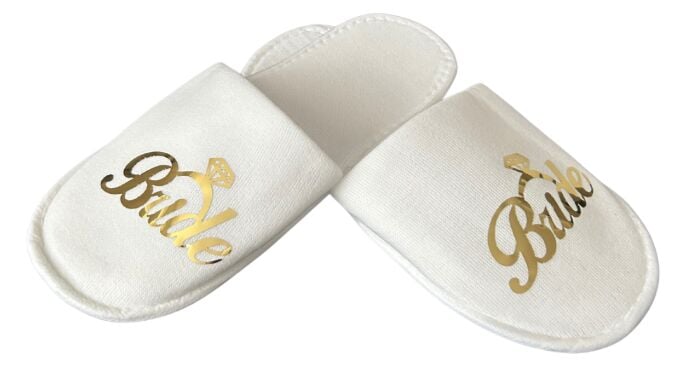 BRİDE TERLİK BASKILI GOLD