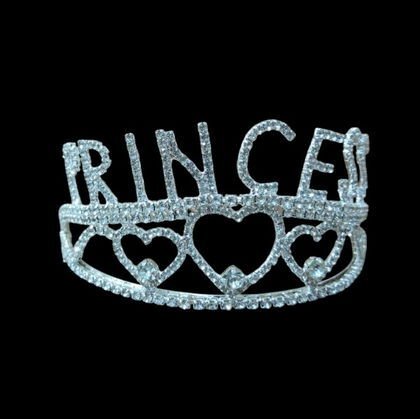 YUVARLAK TAŞLI TAÇ PRİNCES GÜMÜŞ