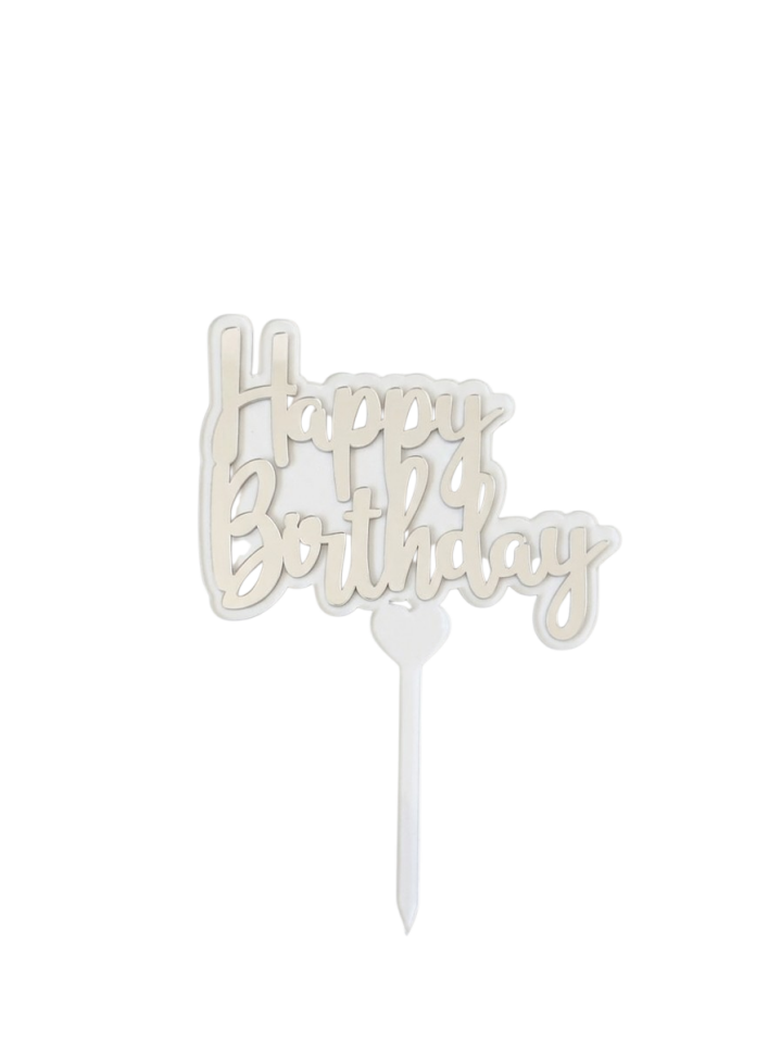 KUTULU PASTA YAZISI HAPPY GÜMÜŞ