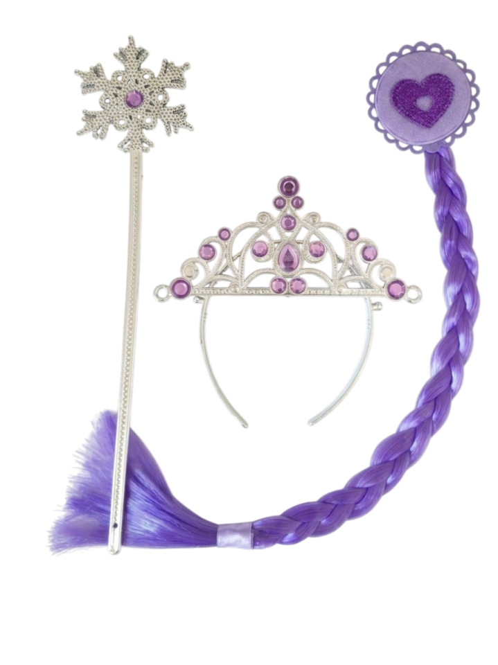 İTHAL KROMİ SAÇ ASA TAÇ SET