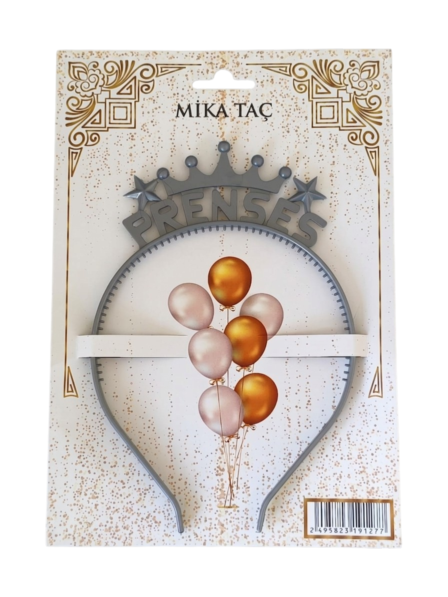 MİKA TAÇ PRENSES MAT GÜMÜŞ