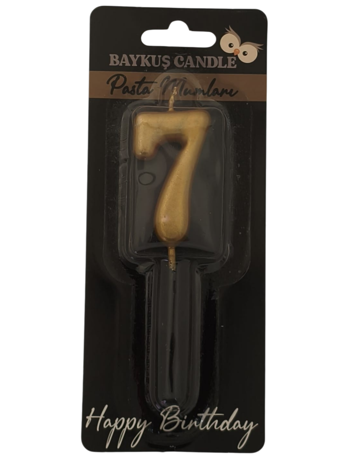 24 ' LÜ 5 CM RAKAM MUM GOLD 7